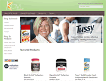 Tablet Screenshot of kcmbrands.com